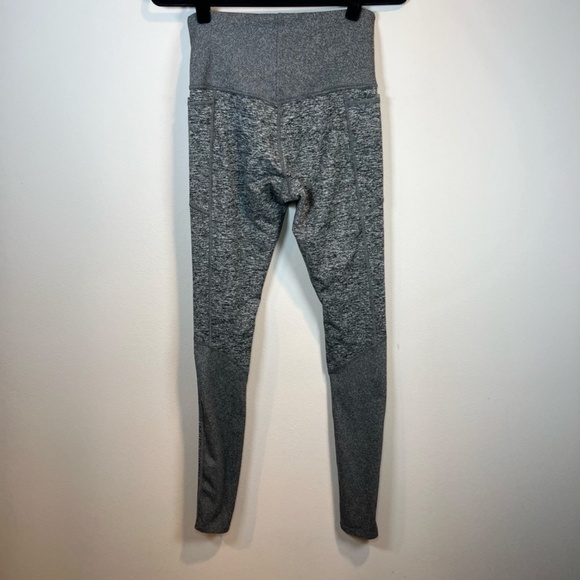 Athleta Womens Exhale Heel Tight Leggings Heather Gray High Waist Athletic Small - Picture 2 of 13